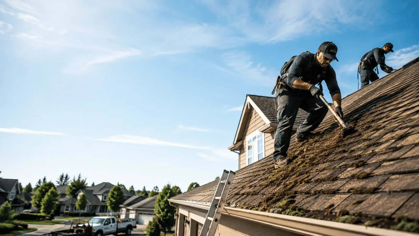 Roof Moss Removal in Towson, MD near me